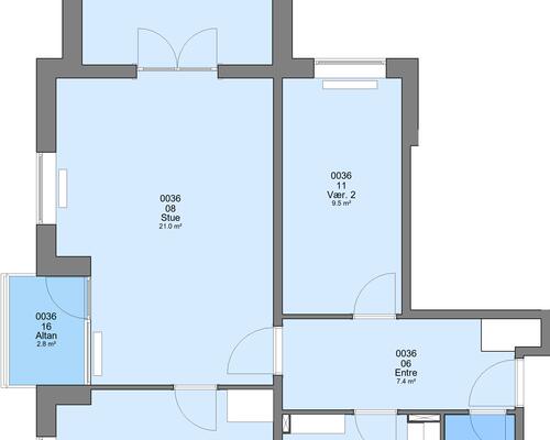 4 værelses lejlighed i Viborg