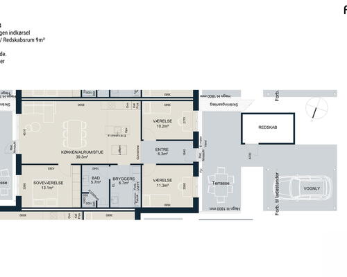 4 værelses hus i Middelfart