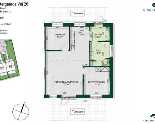 3 værelses hus i Kalundborg