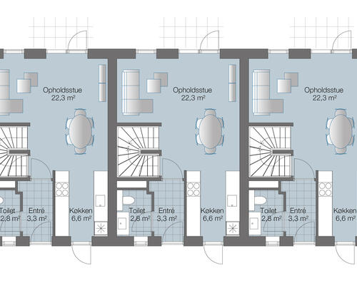 Fantastic new terrace house in Hellerup with 3+ extra bedroom in lower level