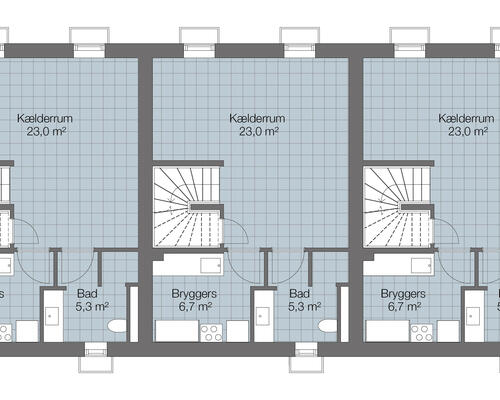 Fantastic new terrace house in Hellerup with 3+ extra bedroom in lower level