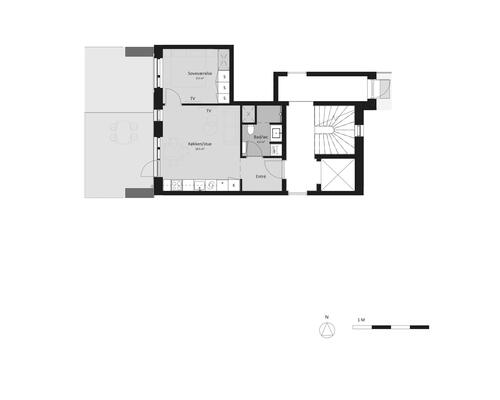 2 værelses lejlighed i Holbæk