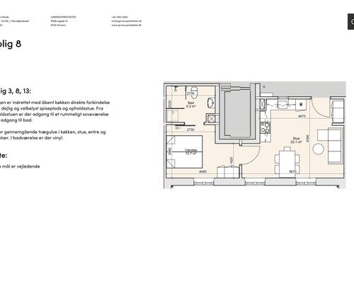 2 værelses lejlighed i Horsens