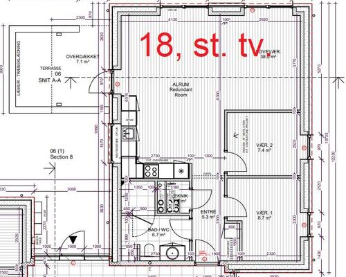 3 værelses lejlighed i Give