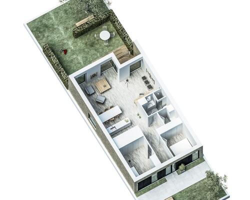 Nybygget rækkehus i Aalborg SV