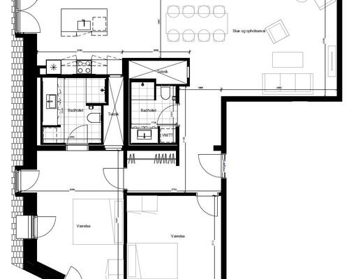 3 værelses lejlighed i Århus C