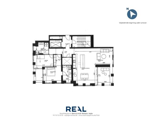 3 værelses lejlighed i Vejle