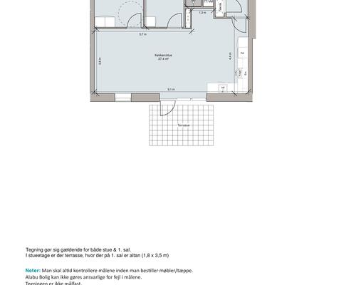 3 værelses lejlighed i Gistrup