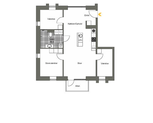 4 værelses lejlighed i Aalborg SV