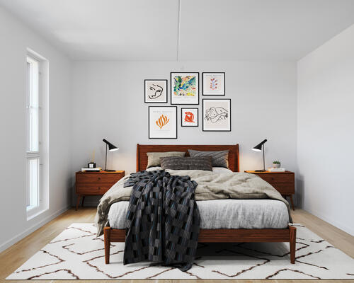 Rummelig 4-værelses lejlighed i Irmabyen