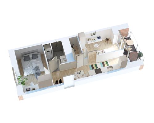 2 vær. lejlighed midt i Aarhus