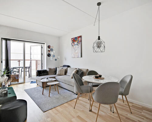 Flot 1-værelses lejlighed i Zebra House