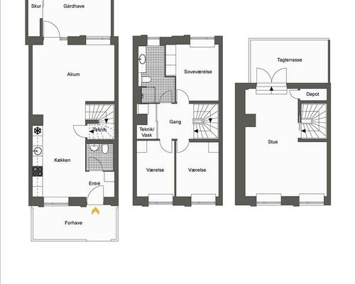 5 værelses hus i København SV