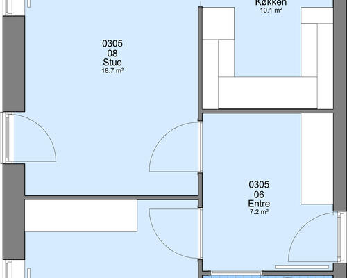 1 værelses lejlighed i Ølgod