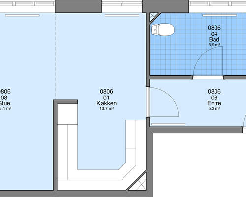 1 værelses lejlighed i Ølgod