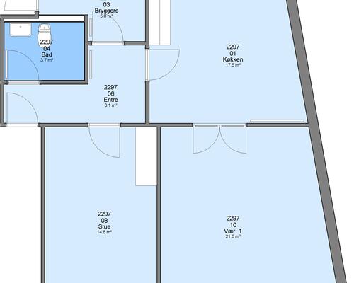 2 værelses lejlighed i Esbjerg