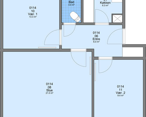 2 værelses lejlighed i Esbjerg