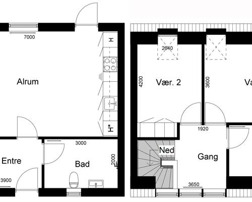4 værelses hus i Grenaa