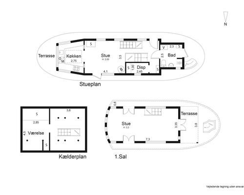 Super flot og smagfuldt møbleret husbåd | København K