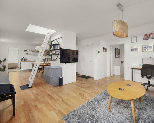 Penthouse med privat tagterrasse | København Ø.