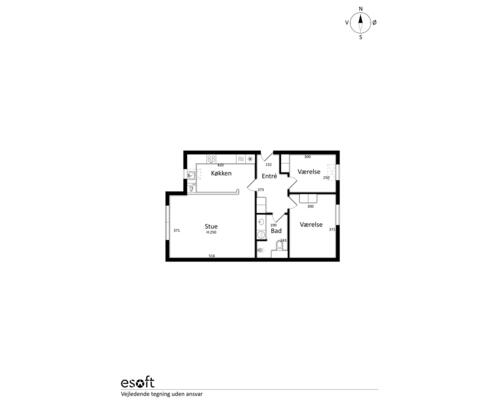 3 værelses lejlighed i Aalborg