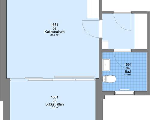 2 værelses lejlighed i Esbjerg Ø