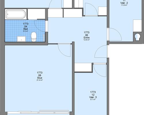 4 værelses lejlighed i Esbjerg Ø