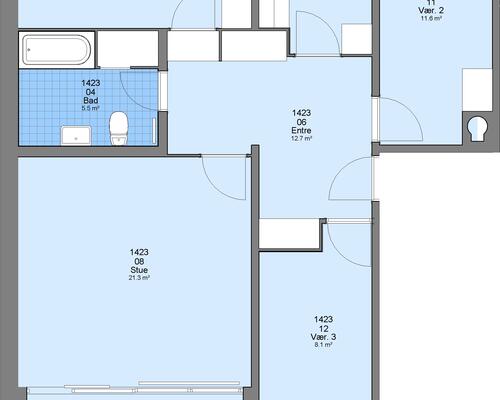 4 værelses lejlighed i Esbjerg Ø