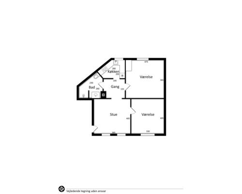 3 værelses lejlighed i Aalborg