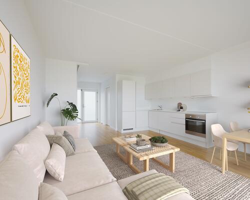 Skønt 3-værelses rækkehus i to plan