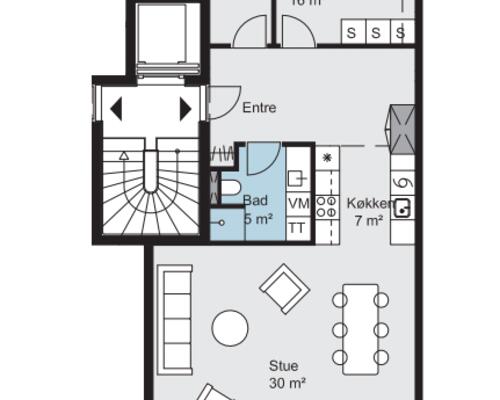 3 værelses lejlighed i Farum