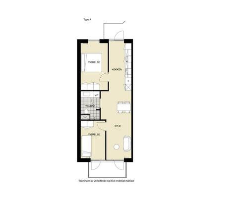 3 værelses lejlighed i Århus N