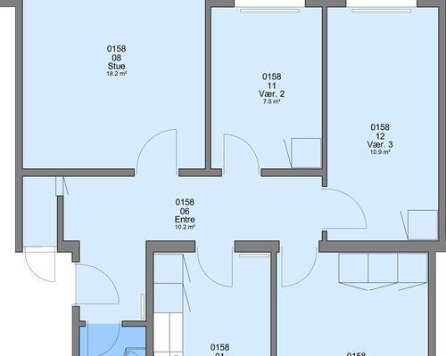 4 værelses lejlighed i Frederikshavn