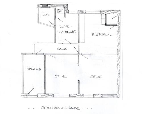 Jernbanegade 11, st. th., Viborg