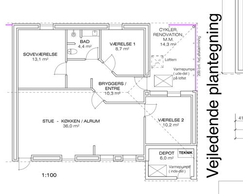 4 værelses hus i Tørring