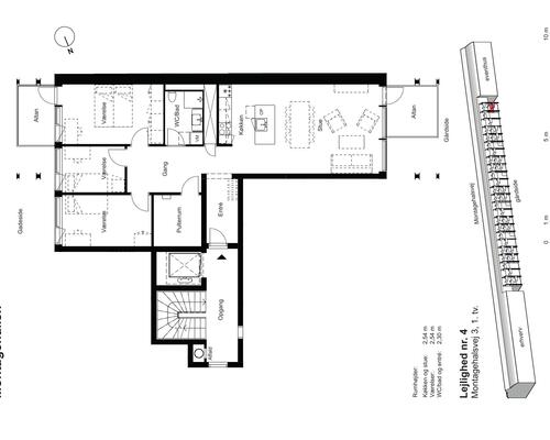 4 værelses lejlighed i Valby