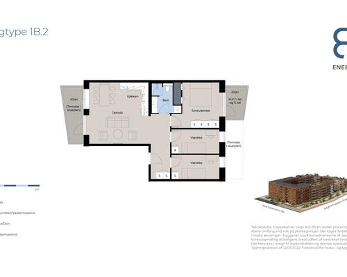 4 værelses lejlighed i Rødovre