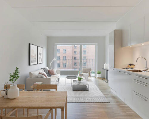 3 værelses lejlighed i København S