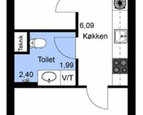 3 værelses lejlighed i Viby J