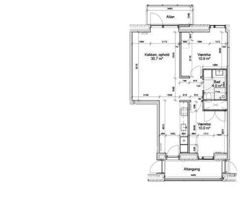 Skøn 3-værelses lejlighed i Ceresbyen