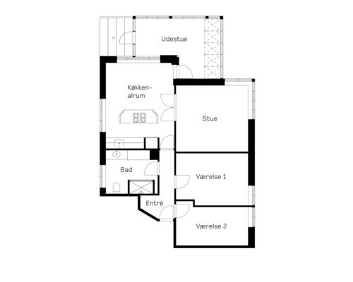 3 værelses lejlighed i Vejle