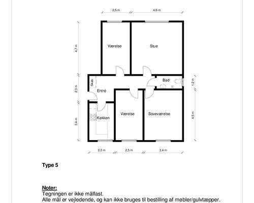 4 værelses lejlighed i Aalborg