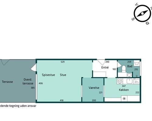 Flot nyistandsat lejlighed | Humlebæk