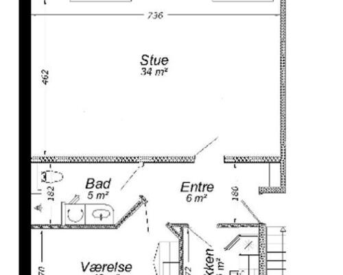 2 værelses lejlighed i Hadsten