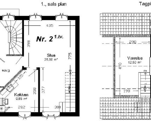 2 værelses lejlighed i Fårup