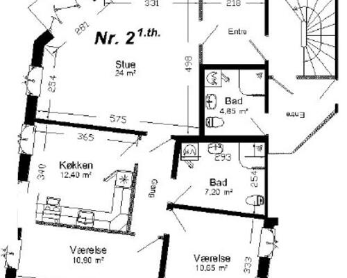 3 værelses lejlighed i Fårup