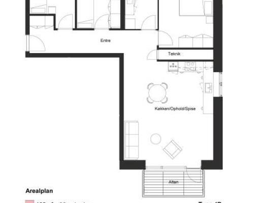 4 værelses lejlighed i Odense C