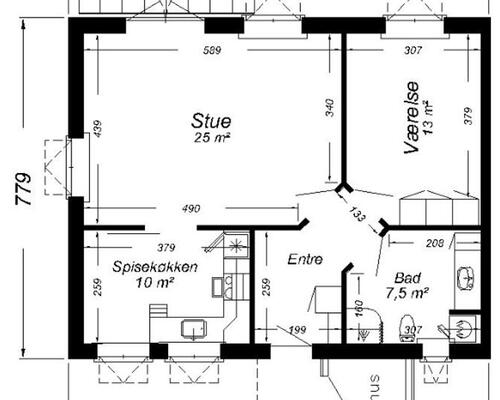 2 værelses lejlighed i Randers NØ