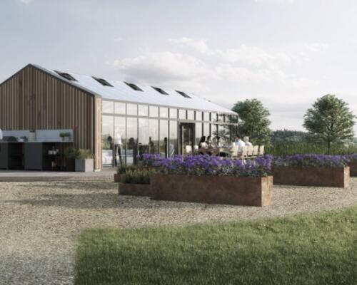 Eksklusivt rækkehus med privat terrasse.