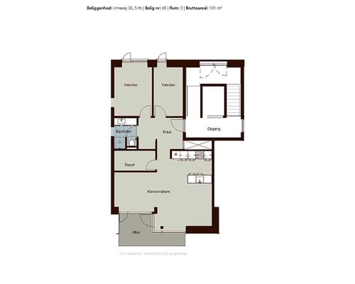 3 værelses lejlighed i Rødovre